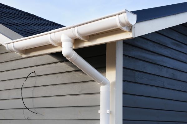 PVC Rain Gutter Installation in Port Angeles